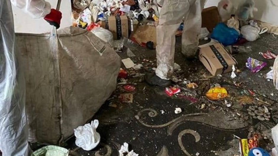 Removers flush waistband into Britain’s “worst house” filled with trash and bottles of urine