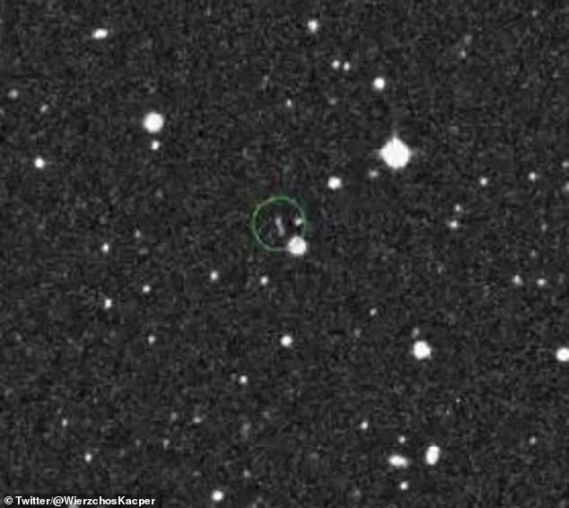 In February (pictured), NASA announced that it had confirmed a new visitor in Earth's gravity.  The NASA-funded Catalina Sky Survey discovered a temporarily captured asteroid, called 2020 CD3, that has been orbiting our planet for three years.