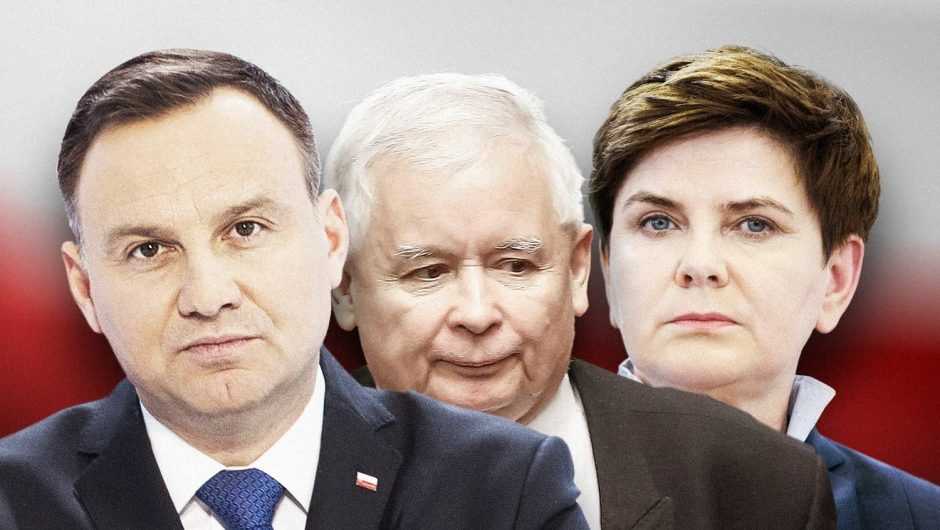 The president is in conflict with Kaczyński.  He is involved with Ziobra and Szydło